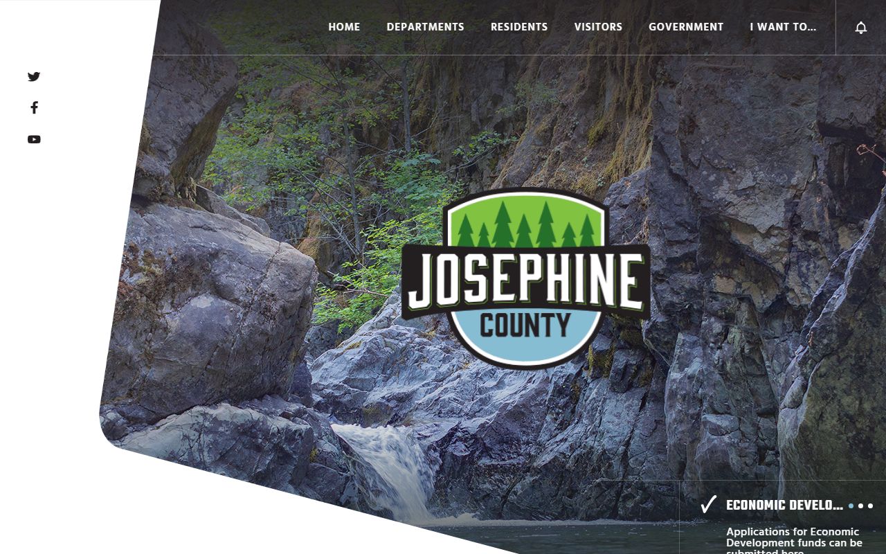 Josephine County government website for felony records